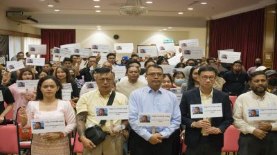Myanmar Migrant Workers Protest Min Aung Hlaing’s Visit to Malaysia, Urge Government to Stand with Myanmar People